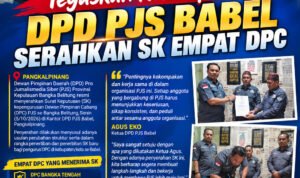 PJS Babel Serahkan SK Empat DPC3